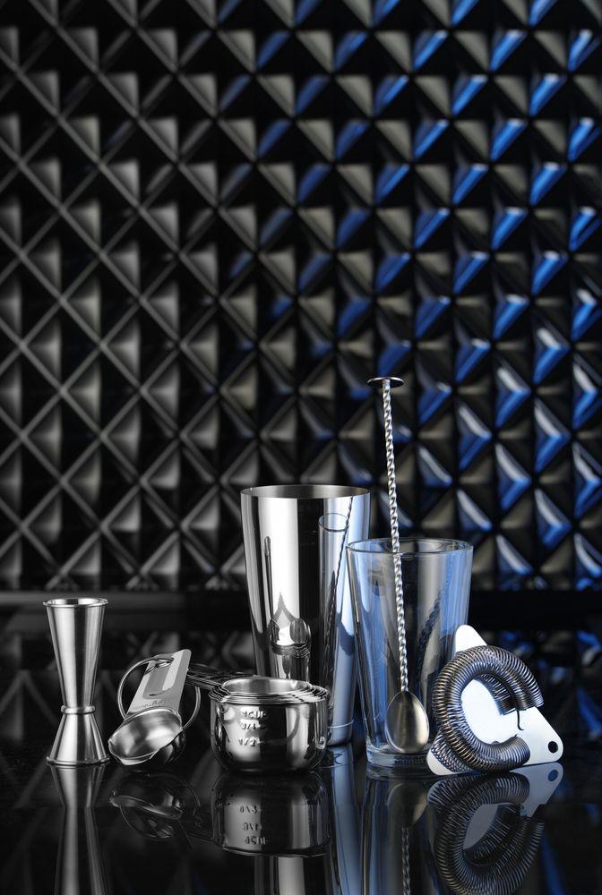 Cuillère à cocktail avec pilon, Bar up, 27x27x(H)266mm