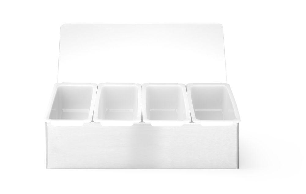 Boîte à ingrédients, Bar up, 5 boîtes, 375x140x(H)90mm