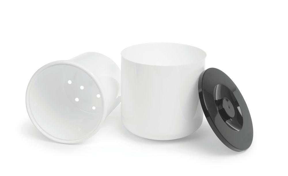 Seau à glaçons blanc double paroi, Bar up, 5L, ø190x(H)200mm