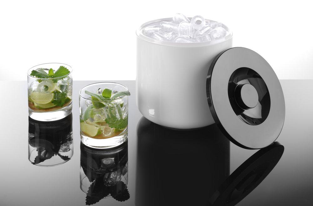 Seau à glaçons blanc double paroi, Bar up, 5L, ø190x(H)200mm