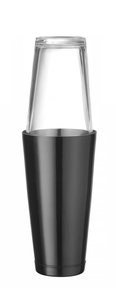 Shaker Boston, Bar up, 0,8L, Noir, øx(H)mm