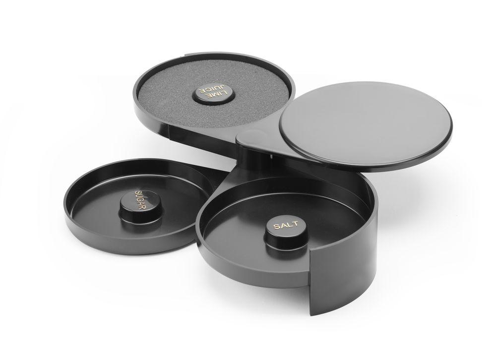 Décorateur bord de verre 3 niveaux, Bar up, 200x160x(H)75mm