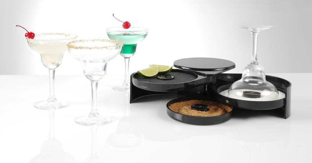 Décorateur bord de verre 3 niveaux, Bar up, 200x160x(H)75mm