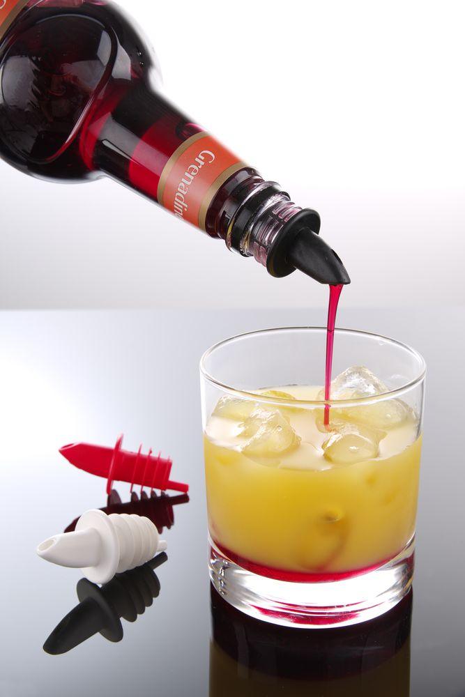 Bec-verseur à écoulement libre - set de 6, Bar up, 2 noir, 2 blanc, 2 rouge, 6 u