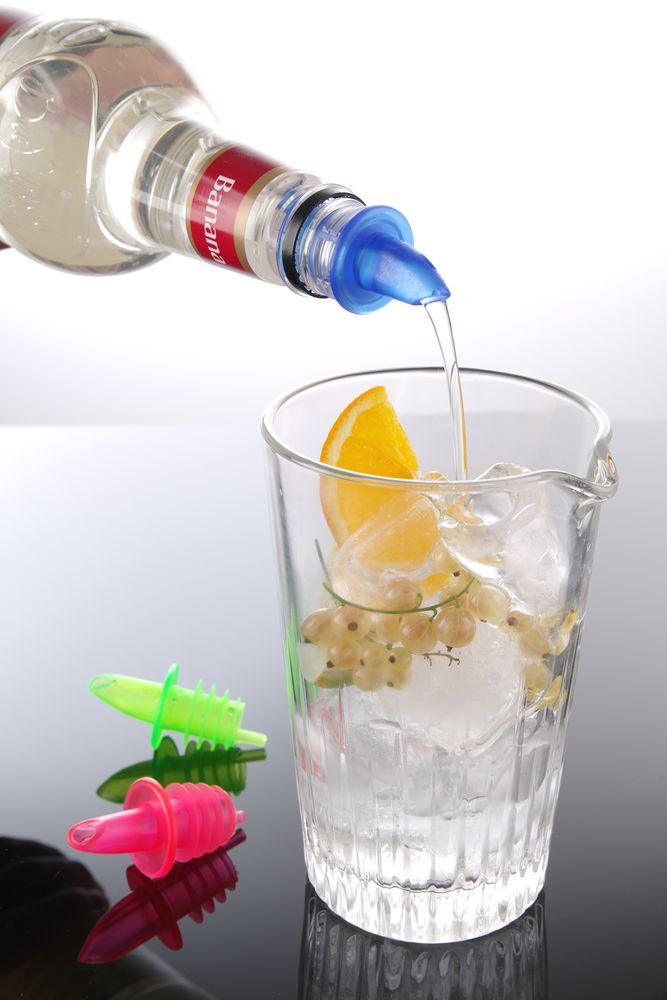 Bec-verseur à écoulement libre - set de 6, Bar up, 2 bleu, 2 rouge, 2 vert, 6 u