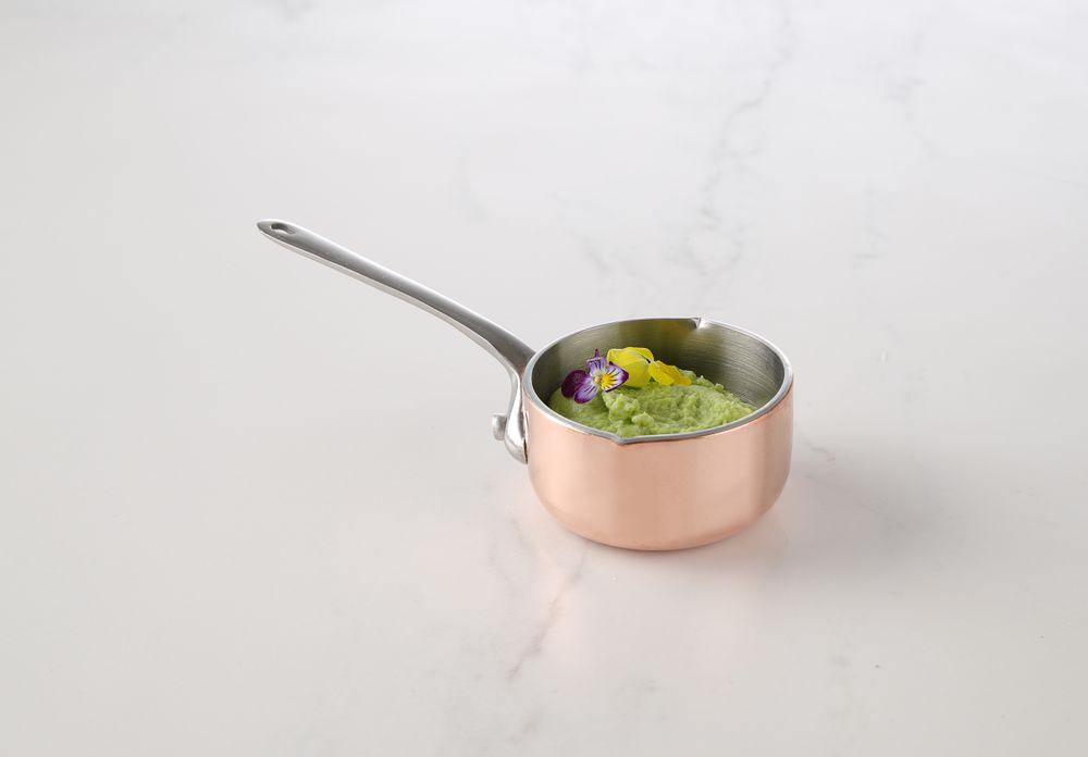 Casseroles miniatures avec bec verseur, HENDI, 0,05L, ø50x(H)30mm