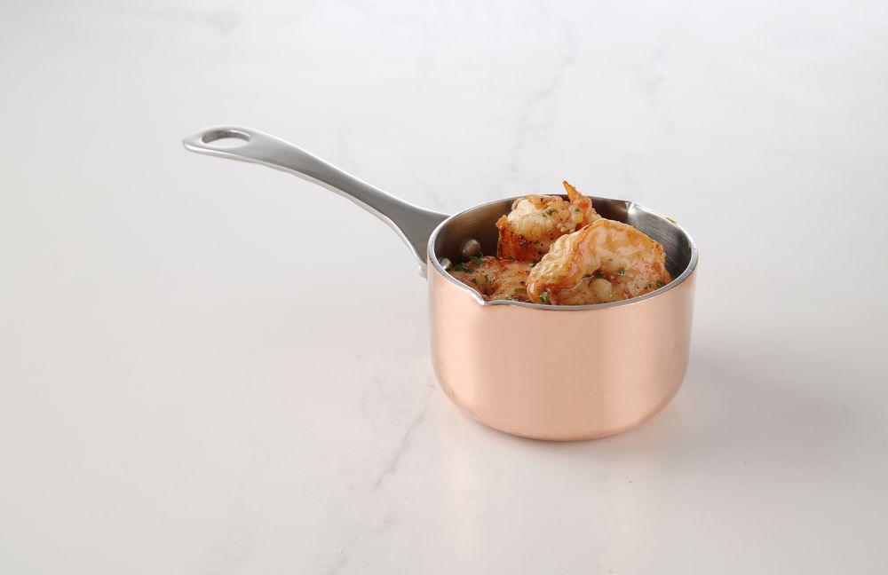 Casseroles miniatures avec bec verseur, HENDI, 0,16L, ø75x(H)40mm