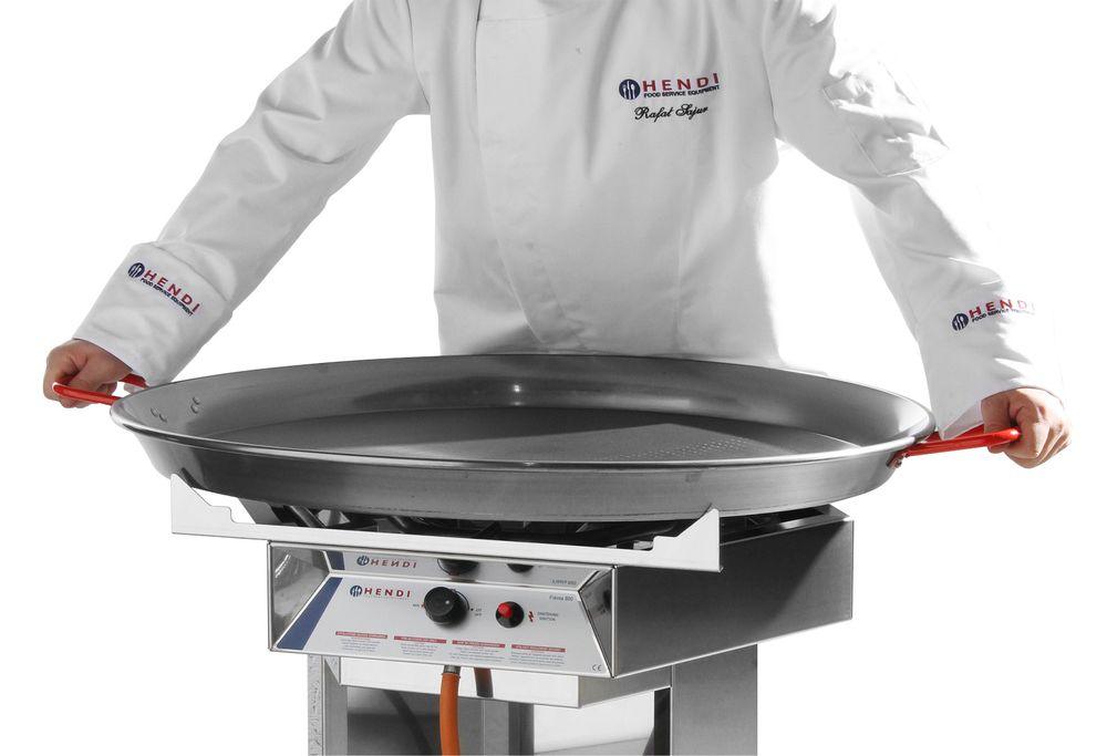 Poêle à paëlla, HENDI, Convient au grill à gaz Fiësta 146804, ø800x(H)50mm