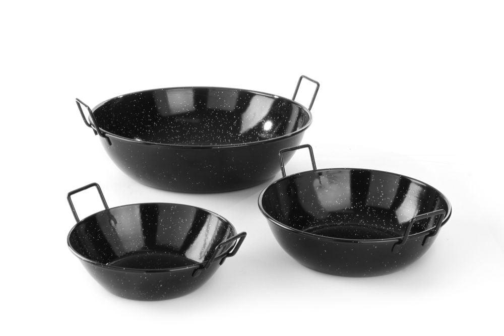 Plats paëlla émaillés, HENDI, ø185x(H)43mm