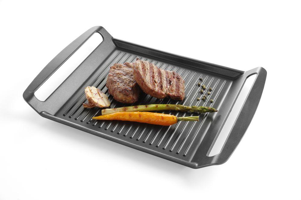 Grill pour plaque de cuisson à induction, HENDI, 390x260x(H)35mm