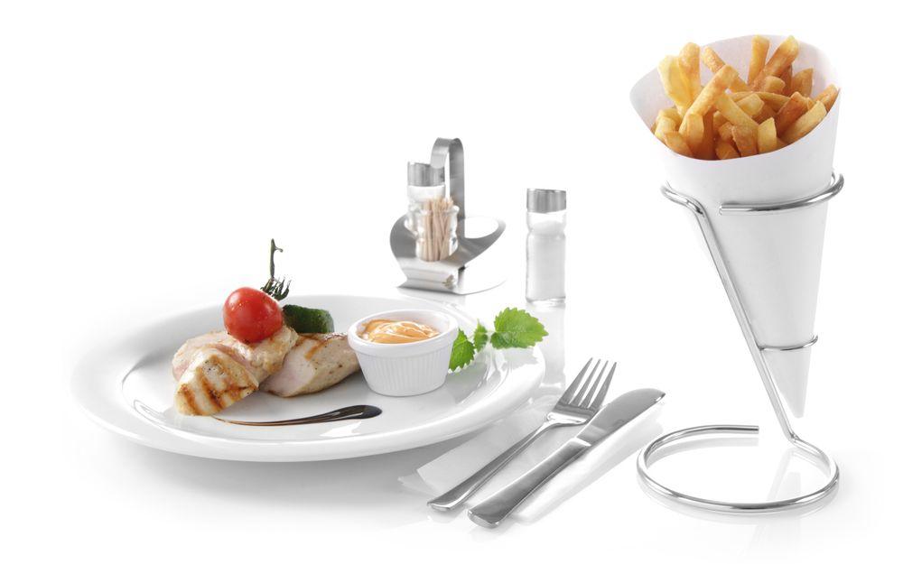 Support pour cornets de frites, HENDI, ø110x(H)175mm