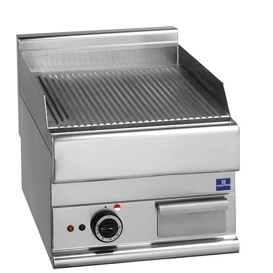 plaque grillades électrique de table, plaque rainurée