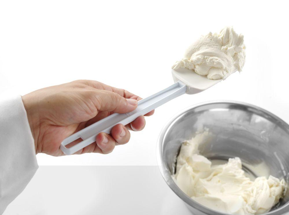 Maryse en forme de cuillère, HENDI, Blanc, 75x408mm