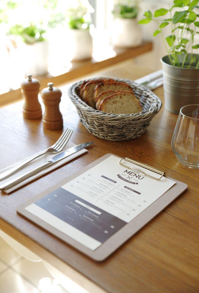 Protège-menu clipboard, HENDI, 125x180mm