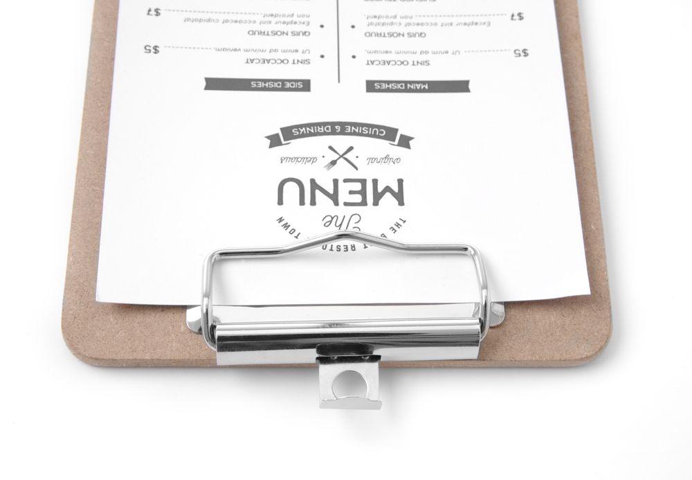 Protège-menu clipboard, HENDI, 125x180mm