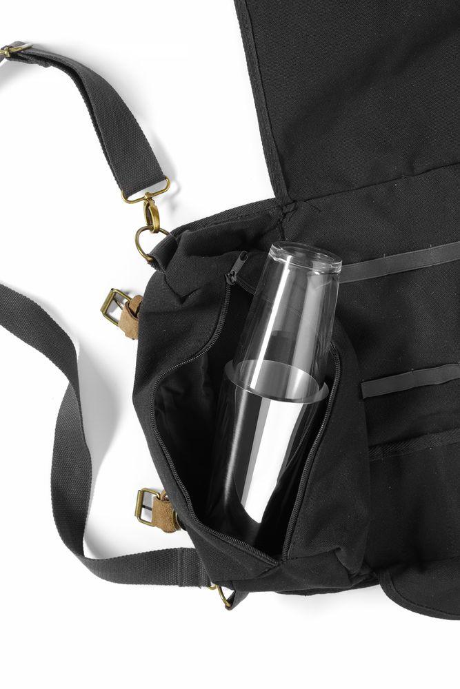 Sac barman, Bar up, Noir, 210x370x(H)70mm