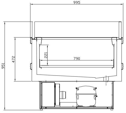 Îlot de Refroidissement/ Congélation Polyvalent - FRANCE CHR