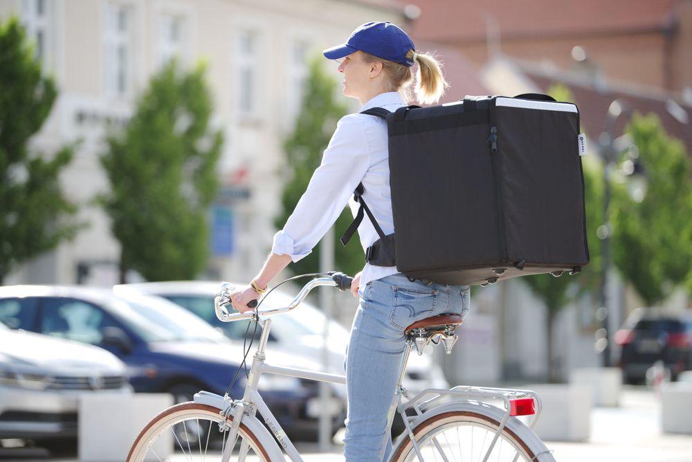 Sac à dos isotherme transport alimentaire, HENDI, 75,2L, Noir, 410x410x(H)480mm