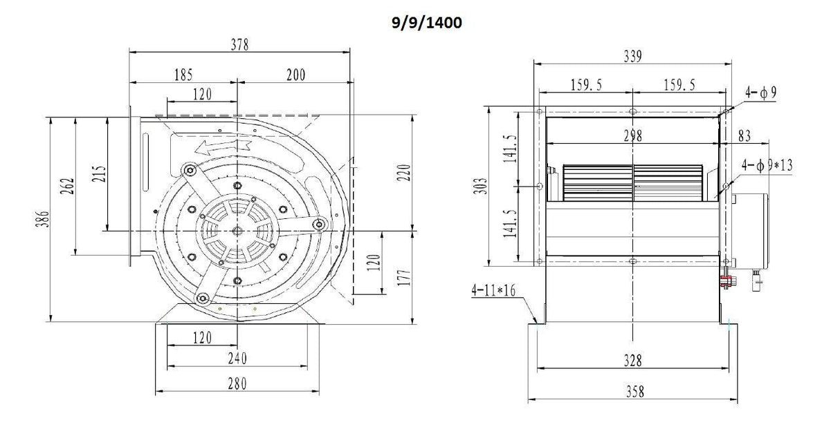 Ventilateur Caisson Puissant de CombiSteel - FRANCE CHR