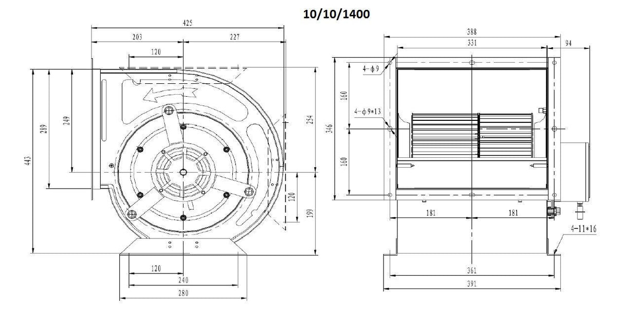Ventilateur Polyvalent 10/10/1400 by CombiSteel - FRANCE CHR