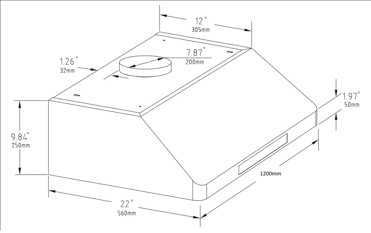 Hotte Aspirante Élégance 1200 - FRANCE CHR