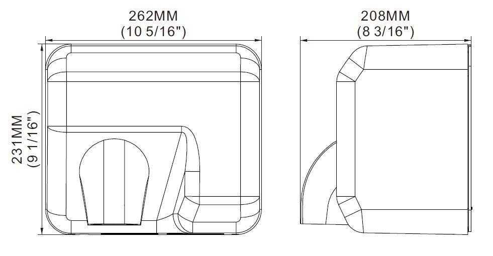 Sèche-mains élégant et rapide - FRANCE CHR