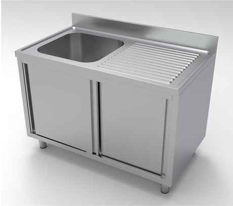 Bloc-évier coulissant en acier inoxydable 700. - FRANCE CHR