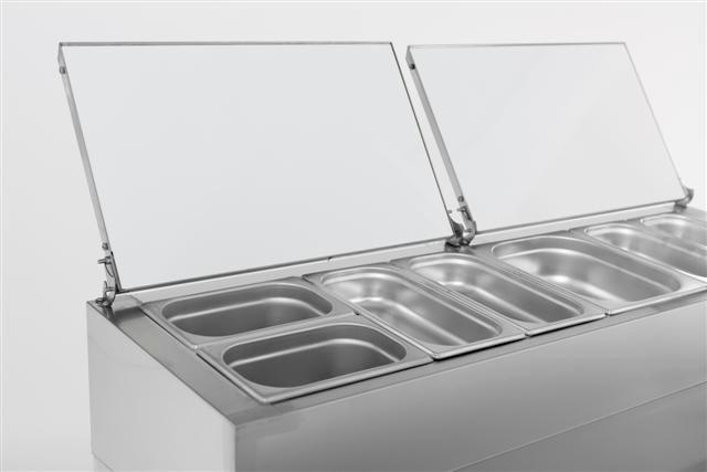 Réfrigérateur à Salades 2 Portes 6x1/3GN - FRANCE CHR