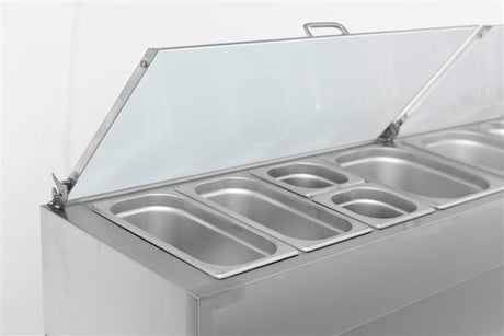 Réfrigérateur 3 Portes 8x1/3GN en Acier Inoxydable - FRANCE CHR