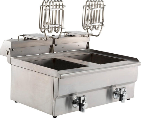 Friteuse électrique 2x10 L performante et polyvalente - FRANCE CHR