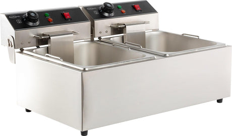 Friteuse professionnelle 2x6L - FRANCE CHR