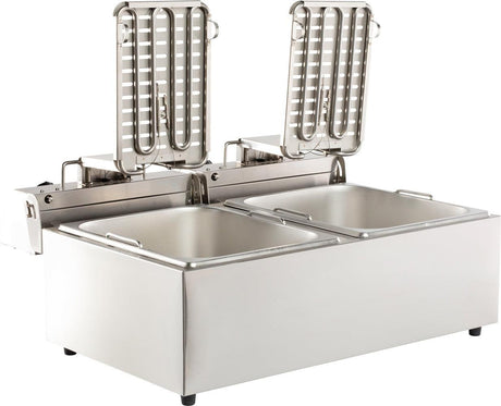 Friteuse professionnelle 2x6L - FRANCE CHR