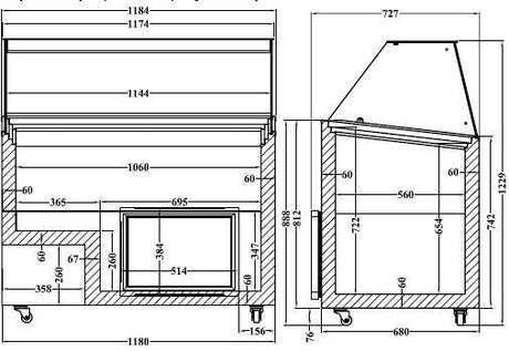 Vitrine Glacée Java 8x5 LTR - FRANCE CHR