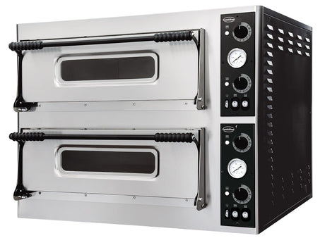 Four à Pizza Professionnel Double 2 X 6: Cuisez 12 pizzas simultanément! - FRANCE CHR