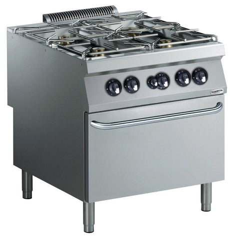 Cuisinière à gaz PRO 900 avec four à gaz CombiSteel - FRANCE CHR