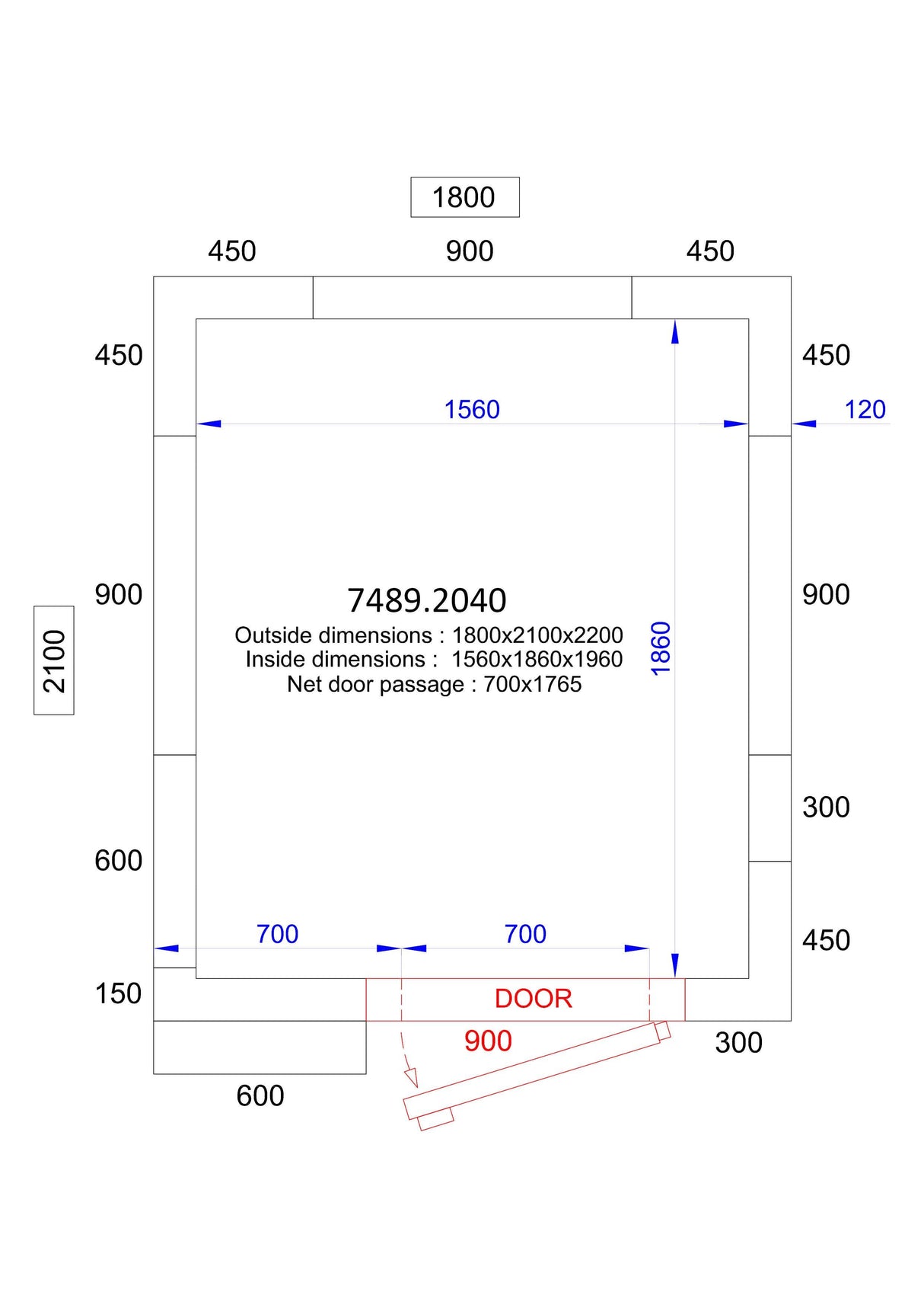 Chambre Froide CombiSteel Pro Line - FRANCE CHR