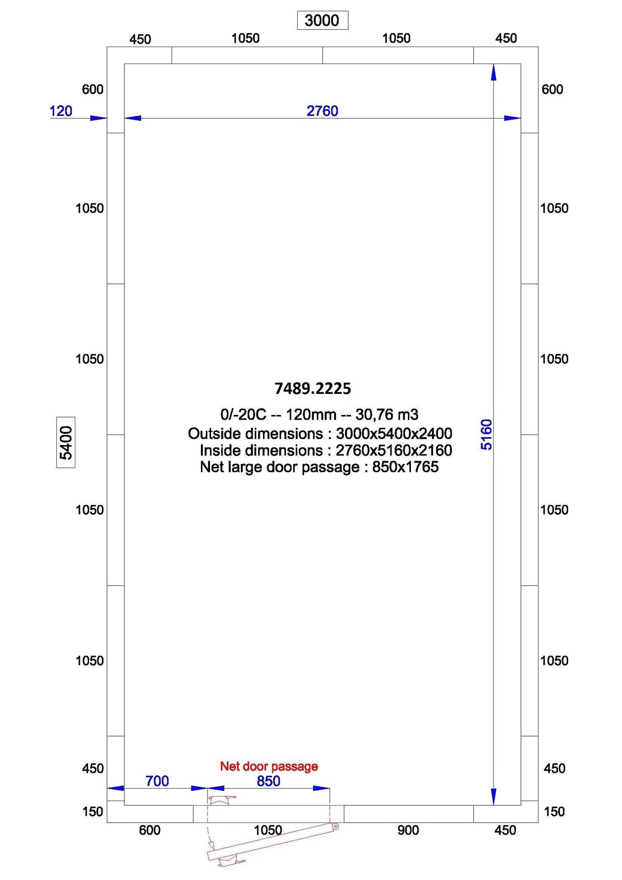 Chambre Froide CombiSteel Pro Line - FRANCE CHR