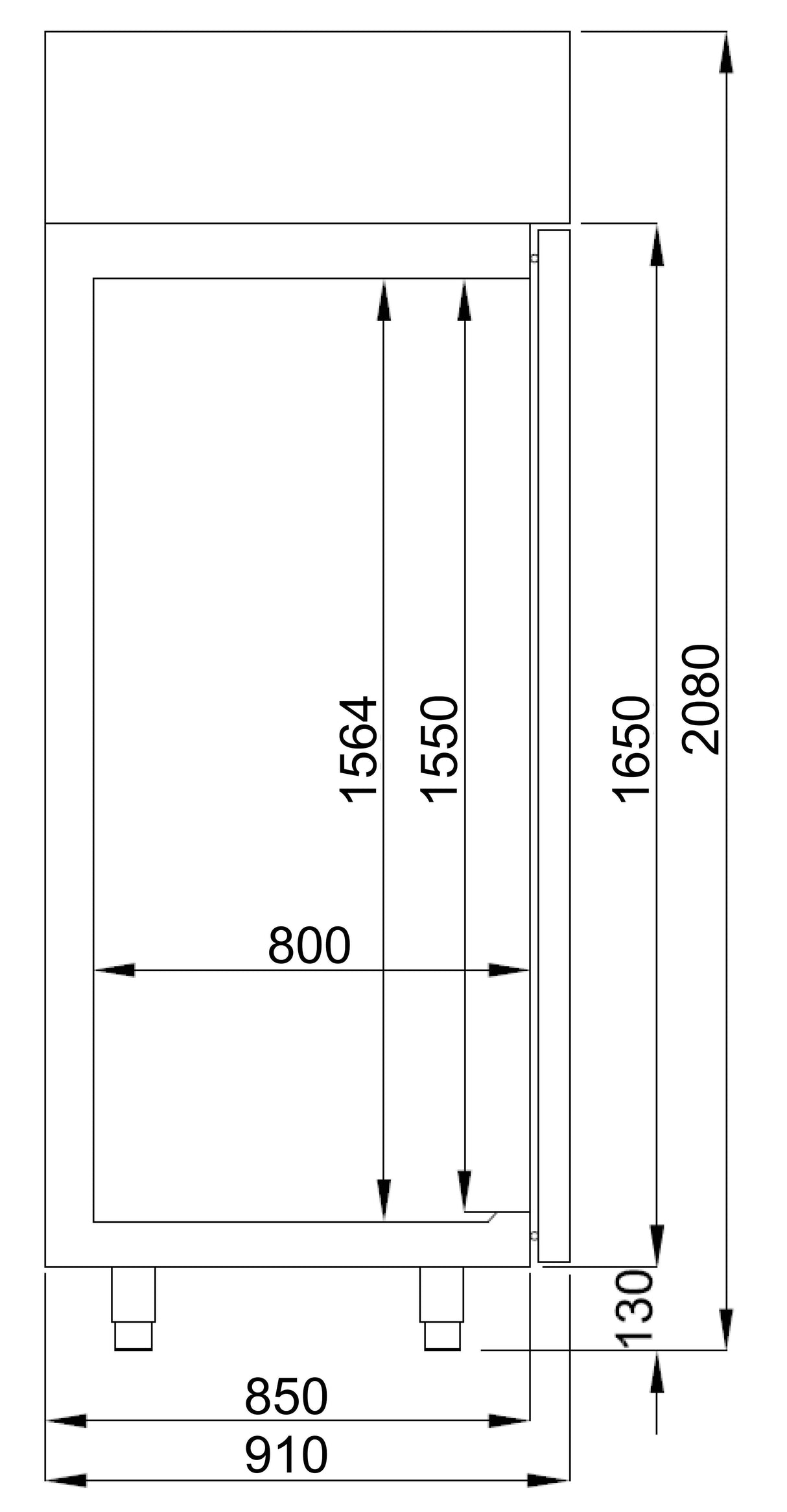 Congélateur Pâtisserie Pro+ en Acier Inoxydable. - FRANCE CHR
