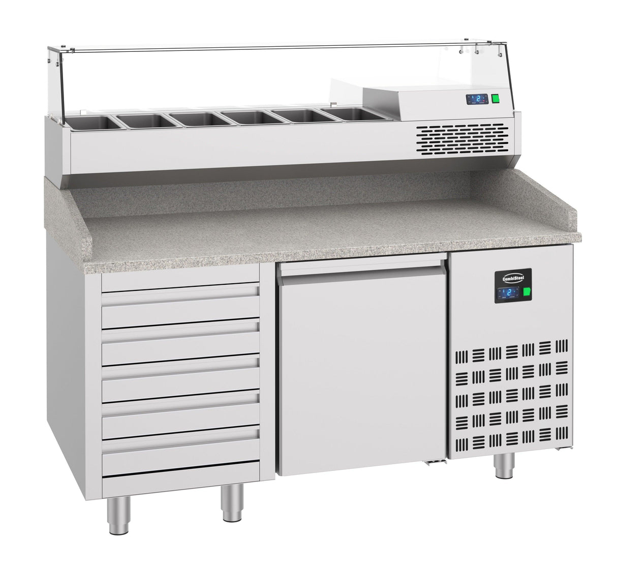 Table de Préparation pour Pizza Pro Line - FRANCE CHR