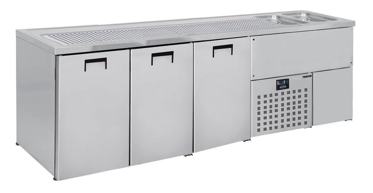 Refroidisseur de bière 3 portes élégant - FRANCE CHR