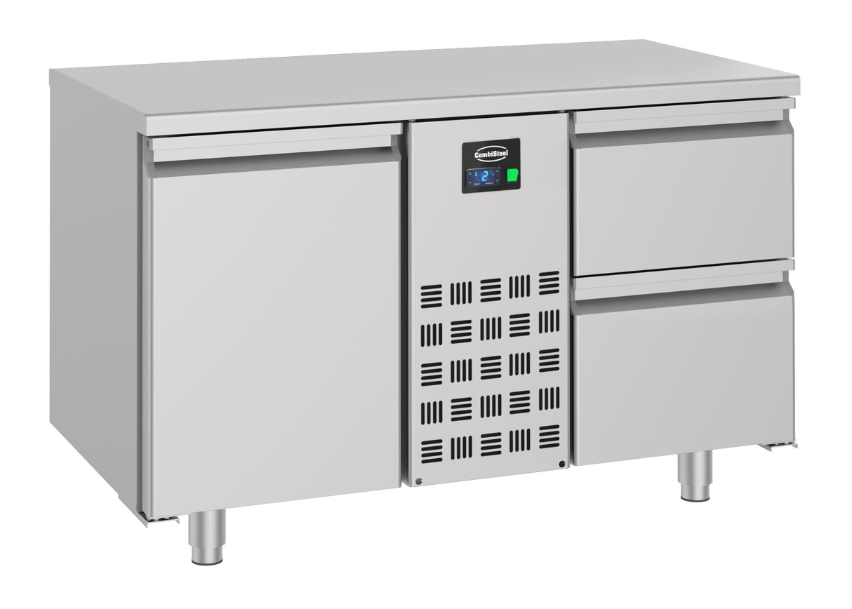 Table Réfrigérée CombiSteelPro Line 1 Porte et 2 Tiroirs - FRANCE CHR