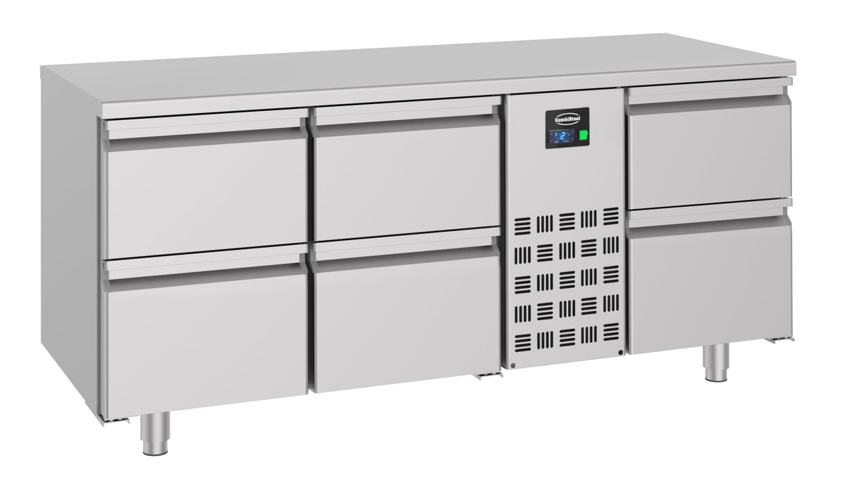 Table Réfrigérée Pro Line 6 Tiroirs Monobloc - FRANCE CHR