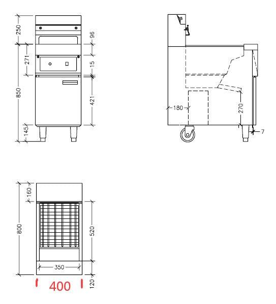 Friteuse électrique 25L CombiSteel - FRANCE CHR