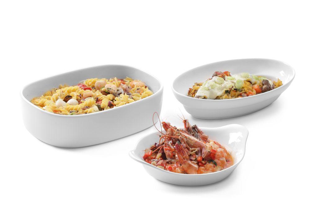 Plat à four peu profond, HENDI, 253x164x(H)54mm