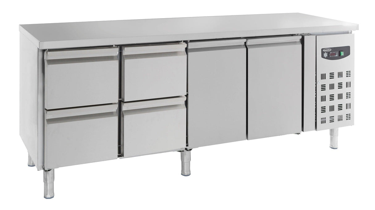Table Réfrigérée CombiSteel 2 Portes et 4 Tiroirs - FRANCE CHR