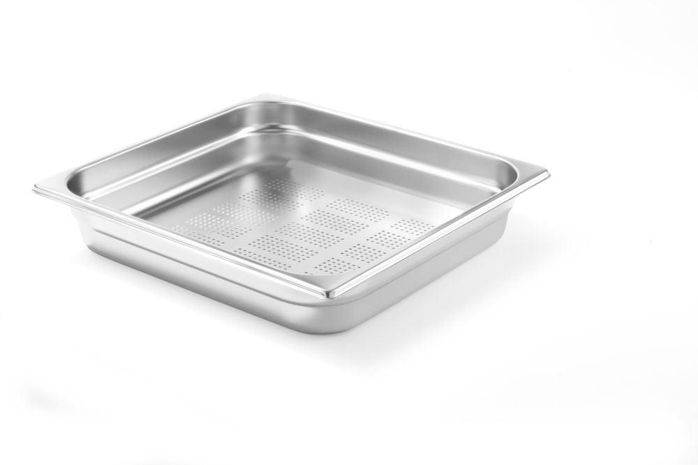 Bac gastronorme GN 2/3 perforé, HENDI, Profi Line, GN 2/3, 5,5L, (H)65mm
