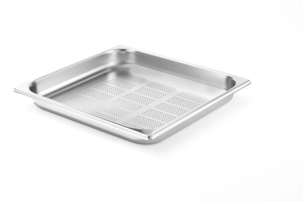 Bac gastronorme GN 2/3 perforé, HENDI, Profi Line, GN 2/3, 3L, (H)40mm