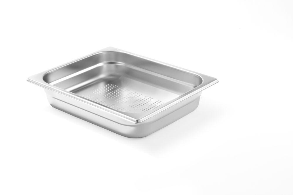 Bac gastronorme GN 1/2 perforé, HENDI, Profi Line, GN 1/2, 4L, (H)65mm