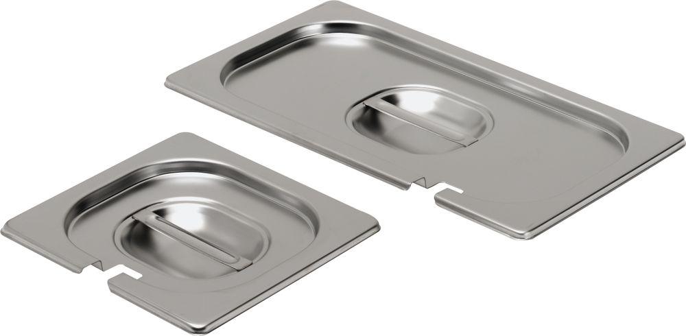 Couvercle pour bac GN avec encoche louche, HENDI, Profi Line, GN 1/1, 530x325mm