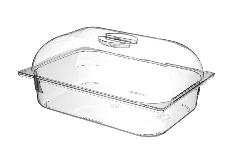 Bac à glace polycarbonate, HENDI, 5L, Transparent, 360x250x(H)80mm